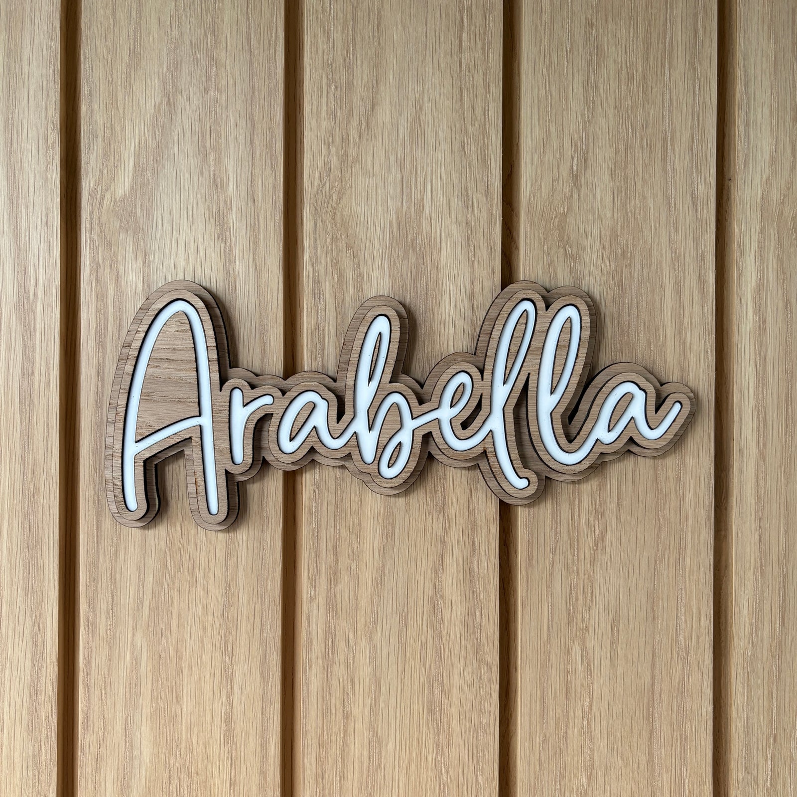 Personalised Wooden Name Sign