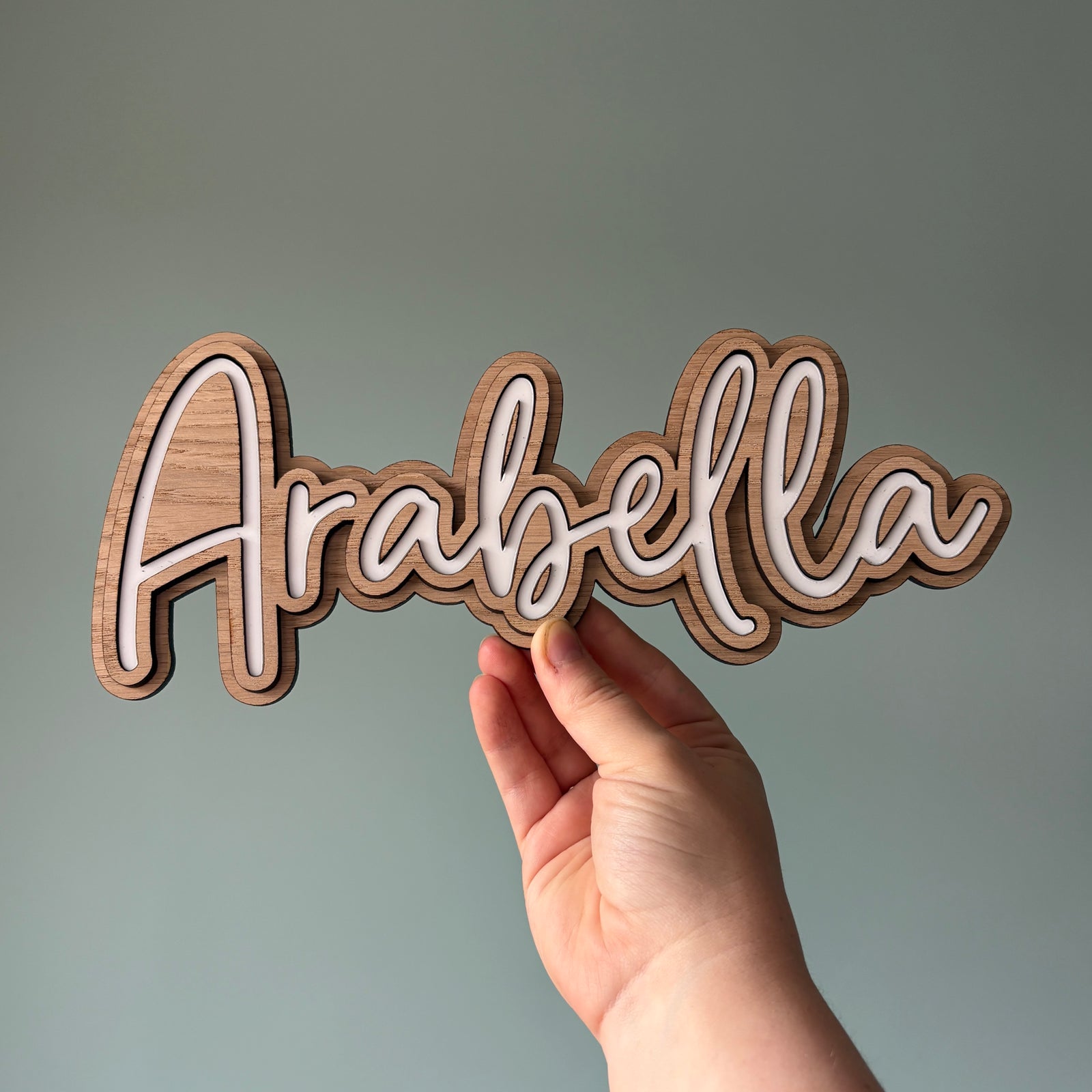Personalised Wooden Name Sign