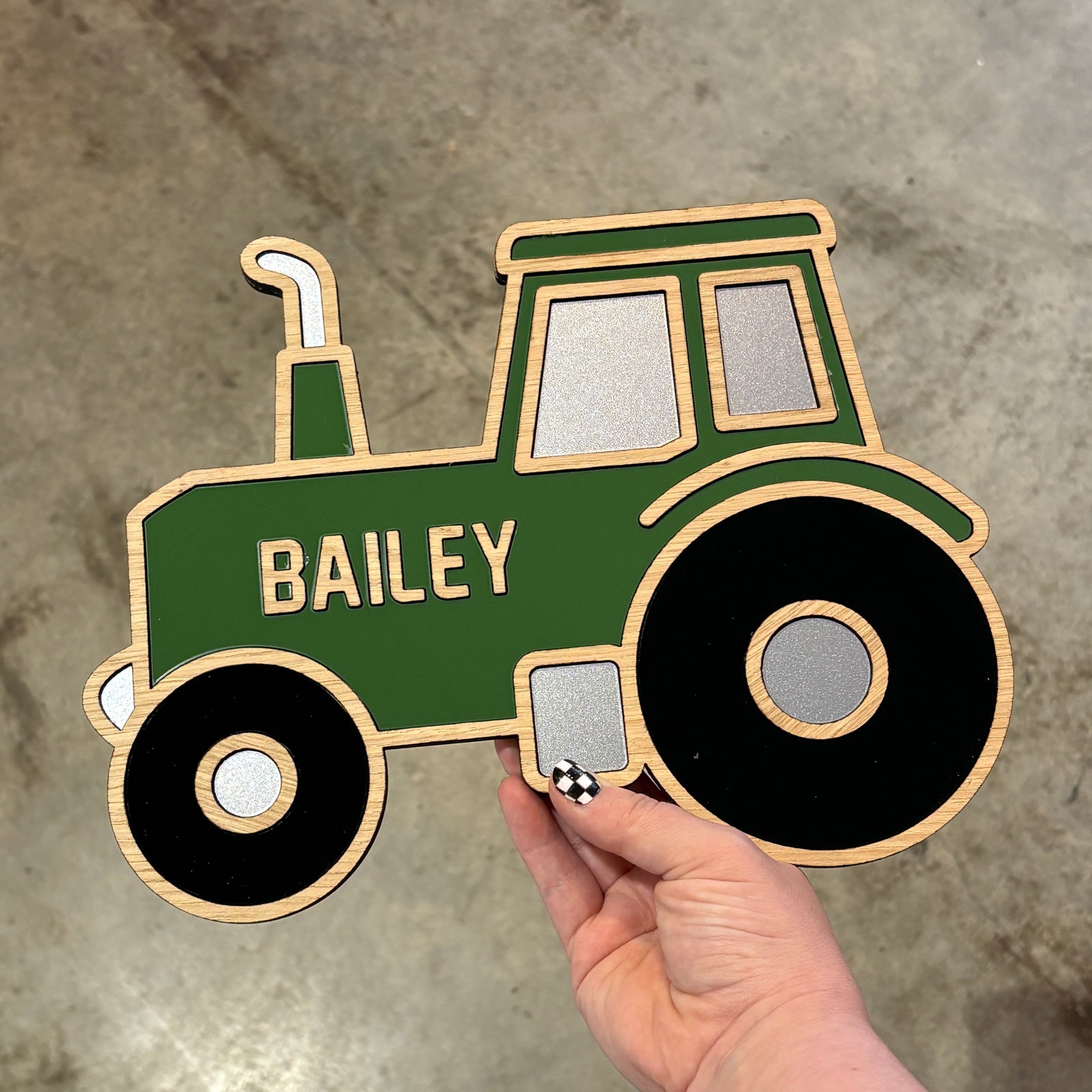 Tractor Name Sign