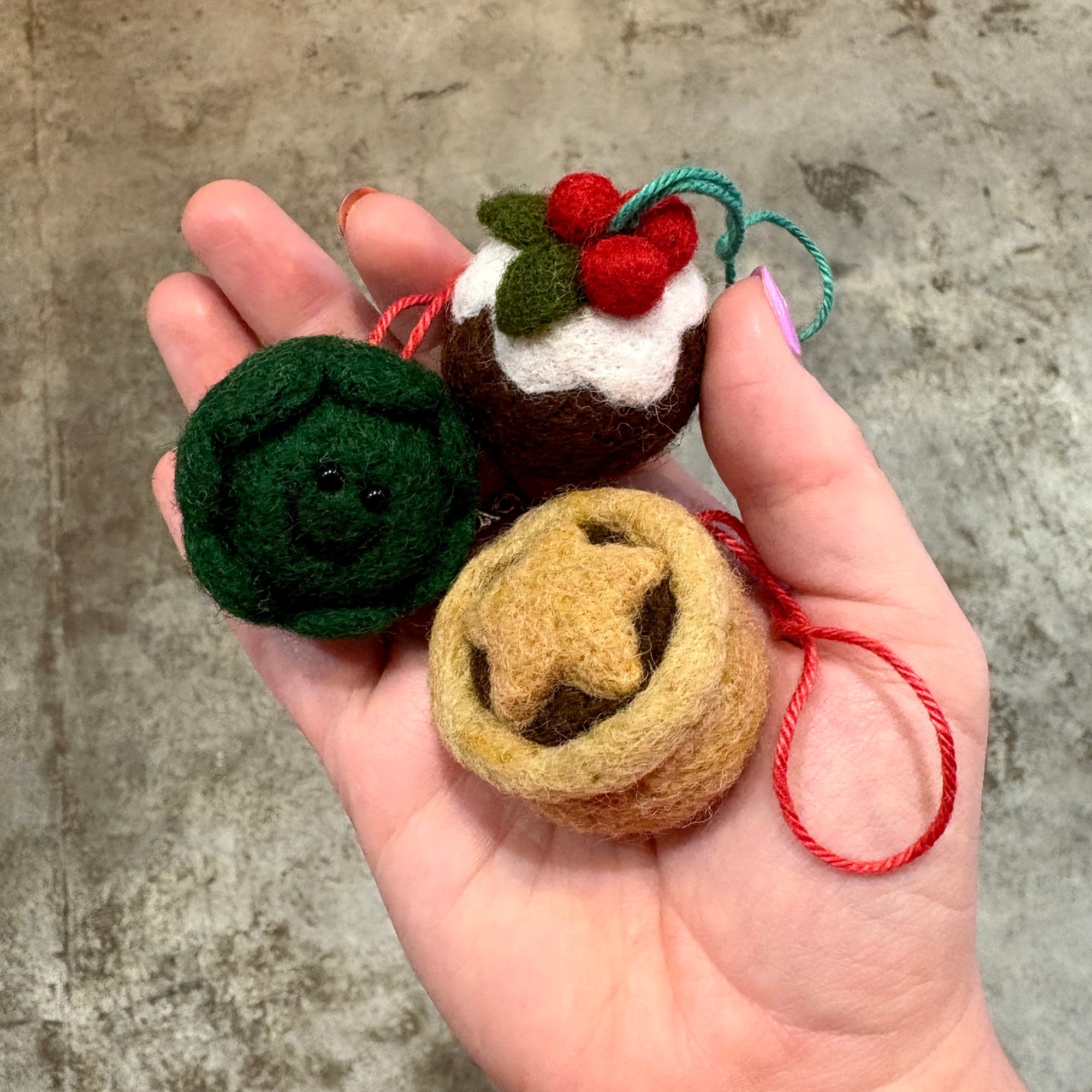 Needle Felt Christmas Decoration Workshop