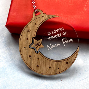 In Memory Of Moon Decoration