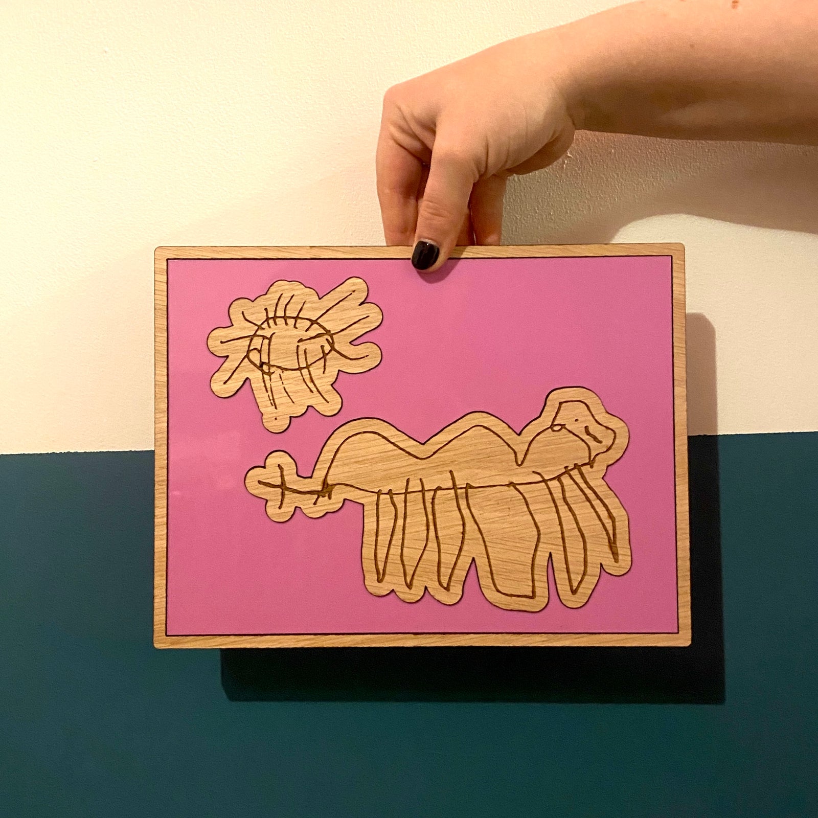 Personalised Kids Artwork Sign