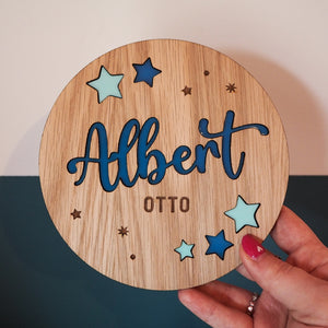 Star Baby Name Announcement Disc