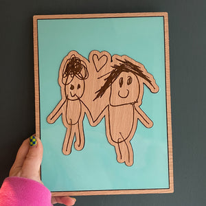 Personalised Kids Artwork Sign