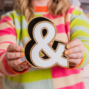 3D Effect Wooden Wall Letters