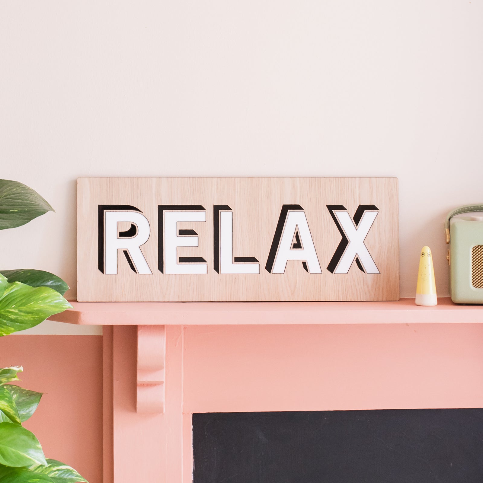 Bespoke Word Sign With 3D Effect Lettering