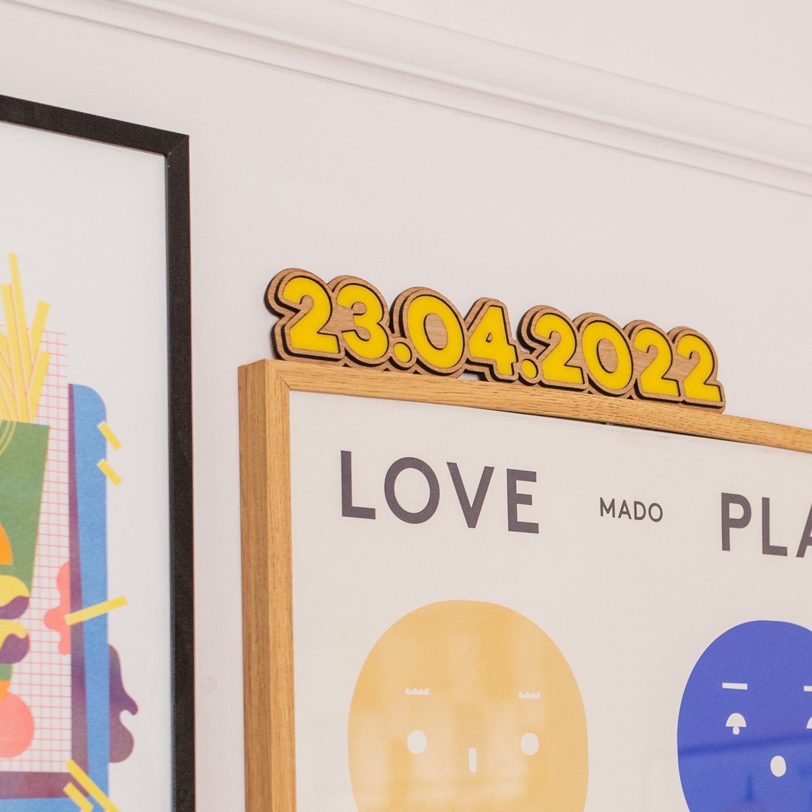 Small Layered Sign with Personalised Date