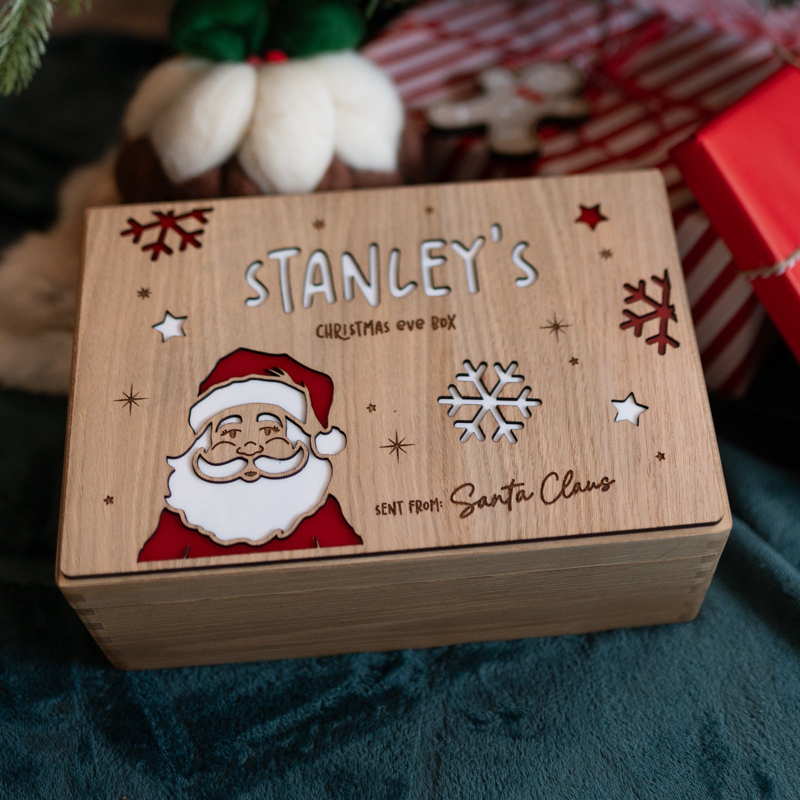 Personalised Christmas Eve Box With Santa