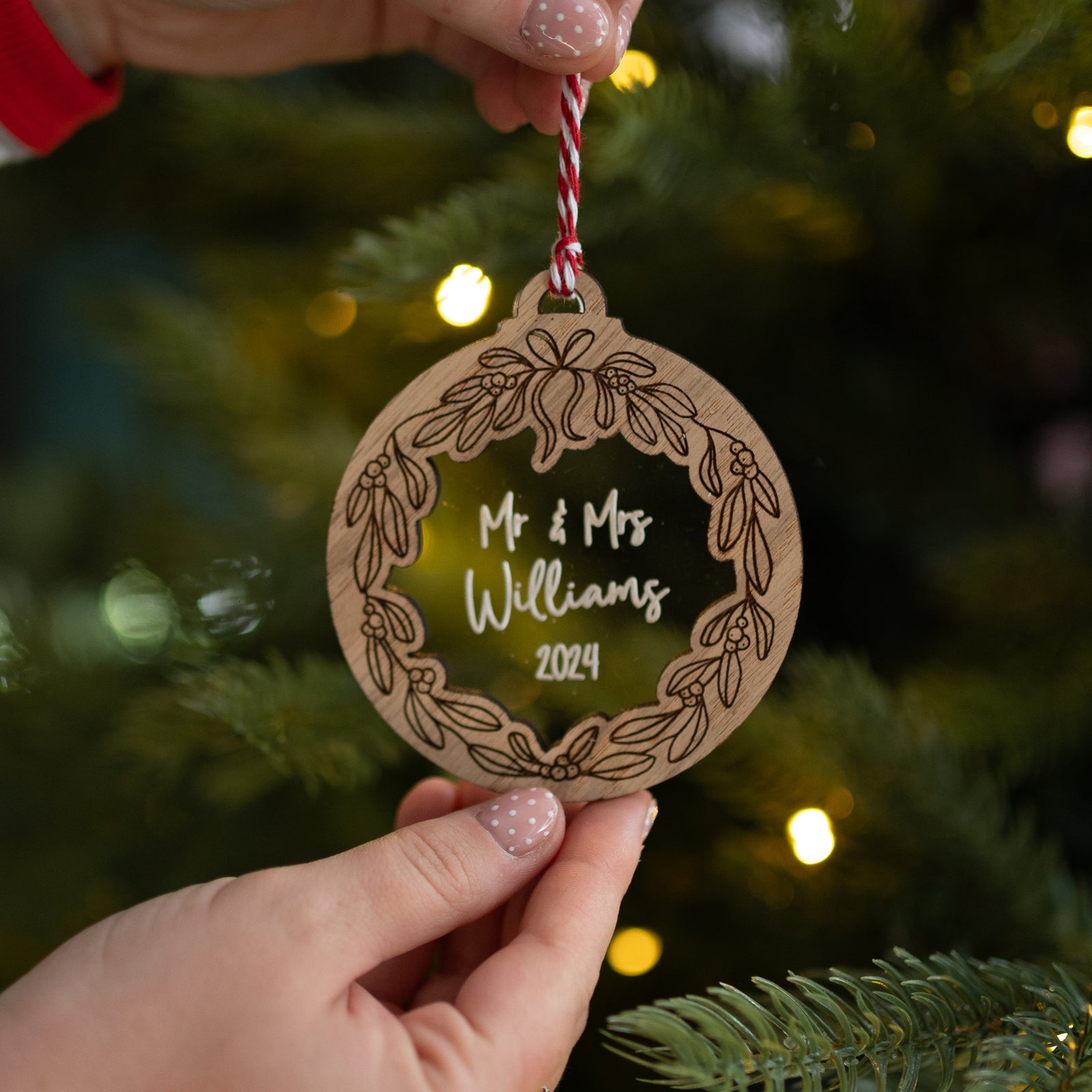 Newly Wed Christmas Ornament