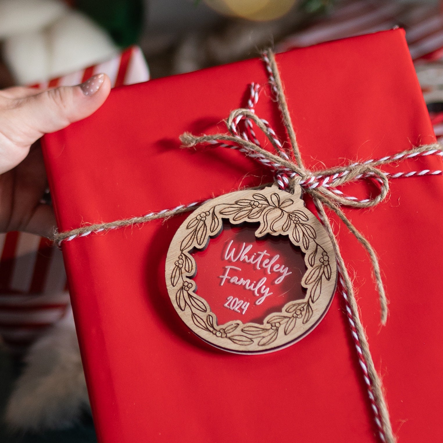 Family Name Christmas Decoration