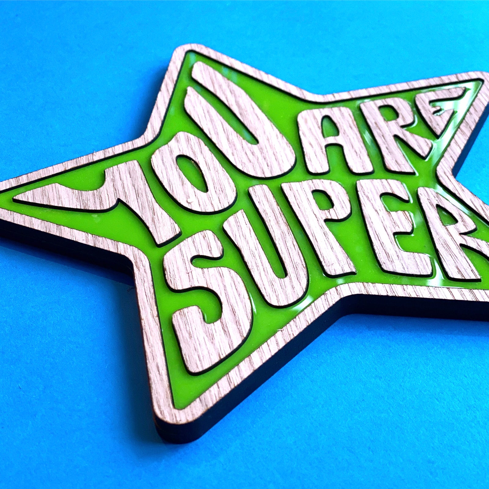 Super Star Wooden Sign