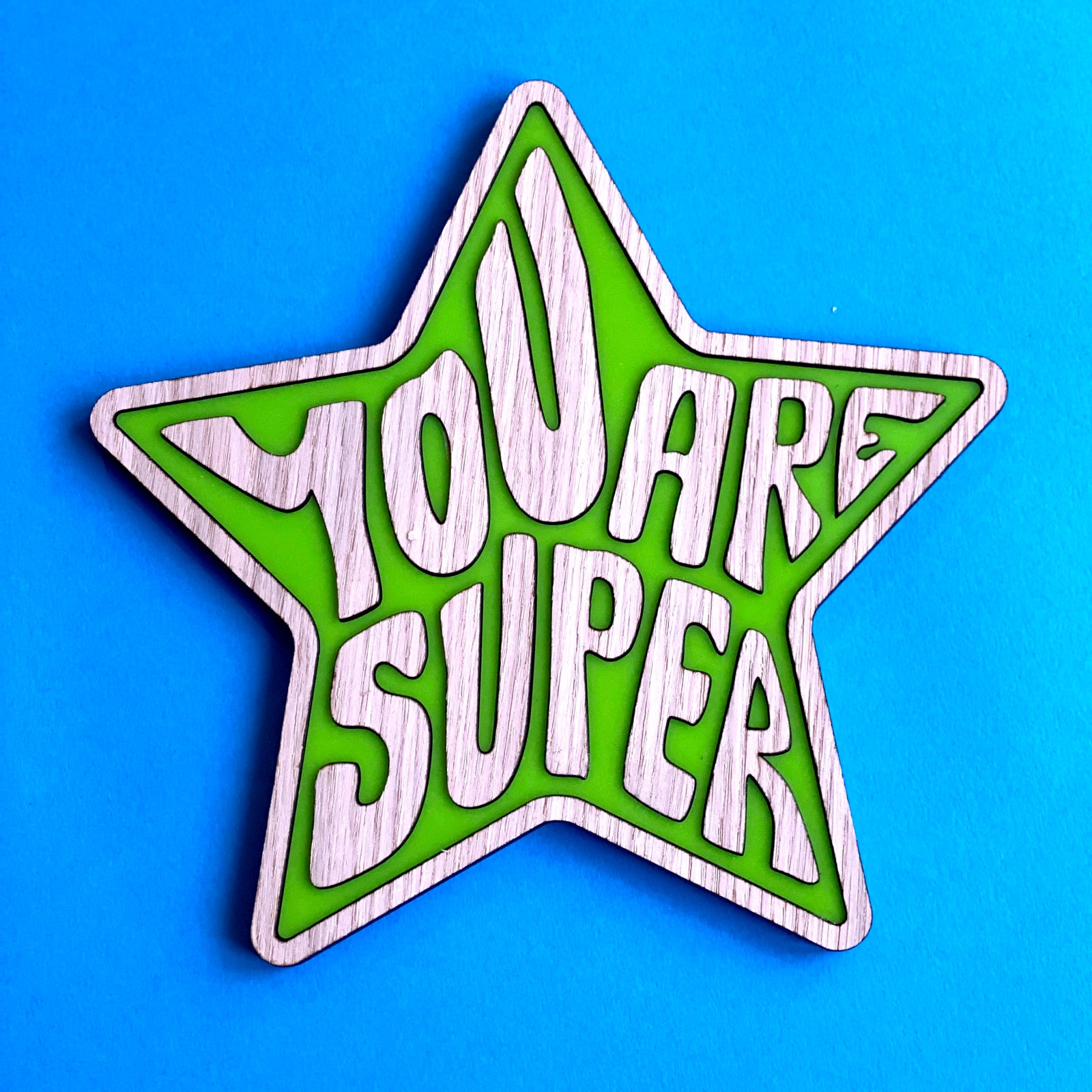 Super Star Wooden Sign