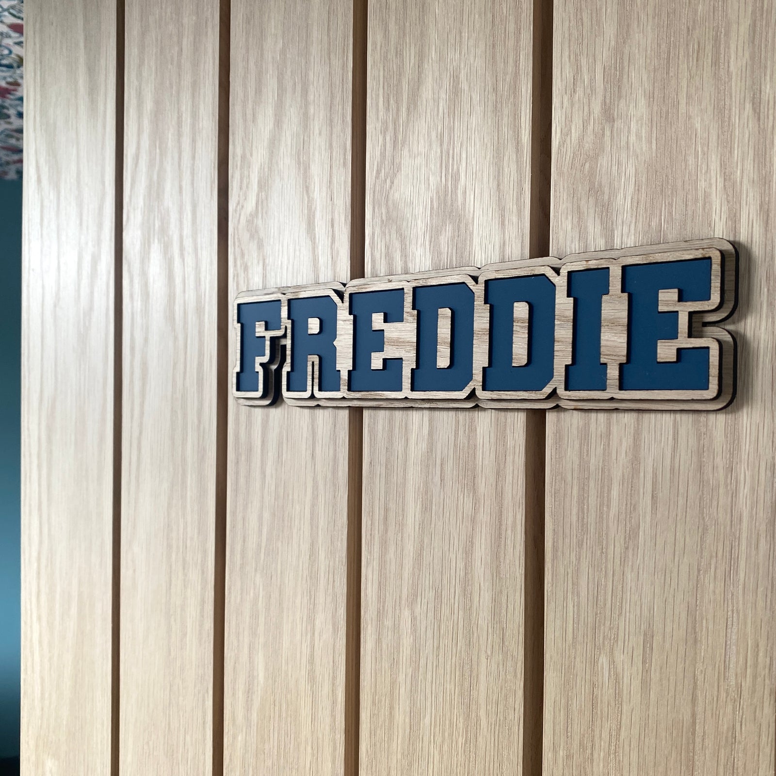 Personalised Name Sign - Varsity Font