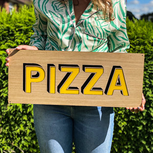 Bespoke Word Sign With 3D Effect Lettering
