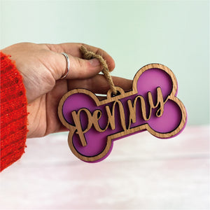 Dog Bone Christmas Decoration Sour Grapes