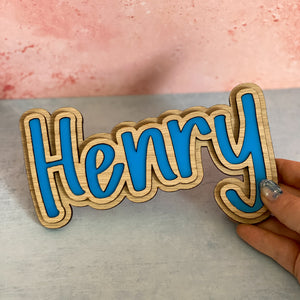 Personalised Name Plaque - Fun Font