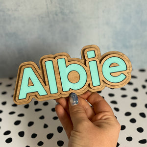 Personalised Name Sign - Bold Font