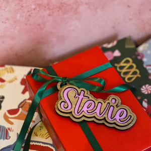 Gift Tag With Personalised Name