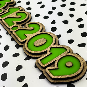 Small Layered Sign with Personalised Date