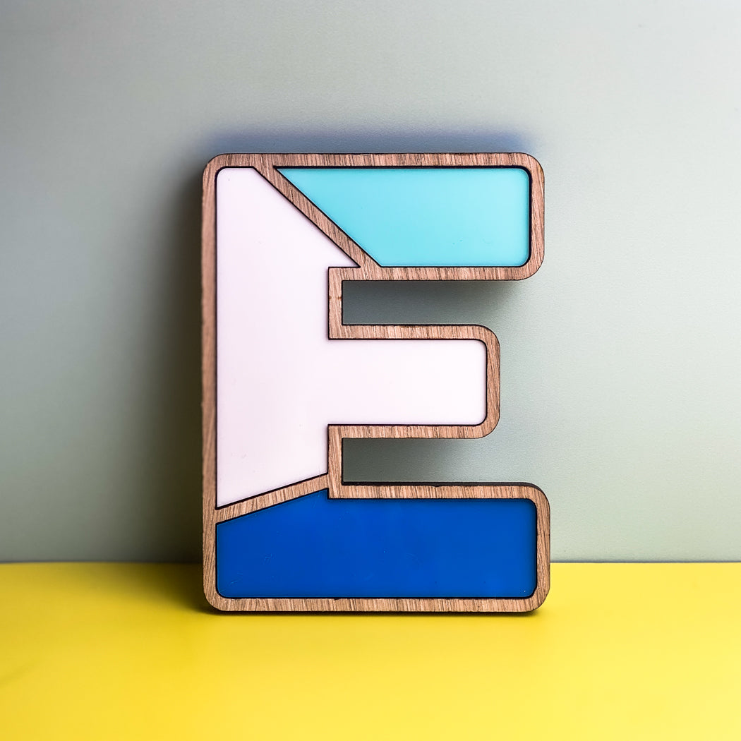 Multicoloured Alphabet Letter Sign