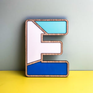 Multicoloured Alphabet Letter Sign
