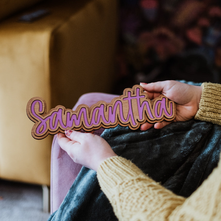 Personalised Name Sign - Script Font